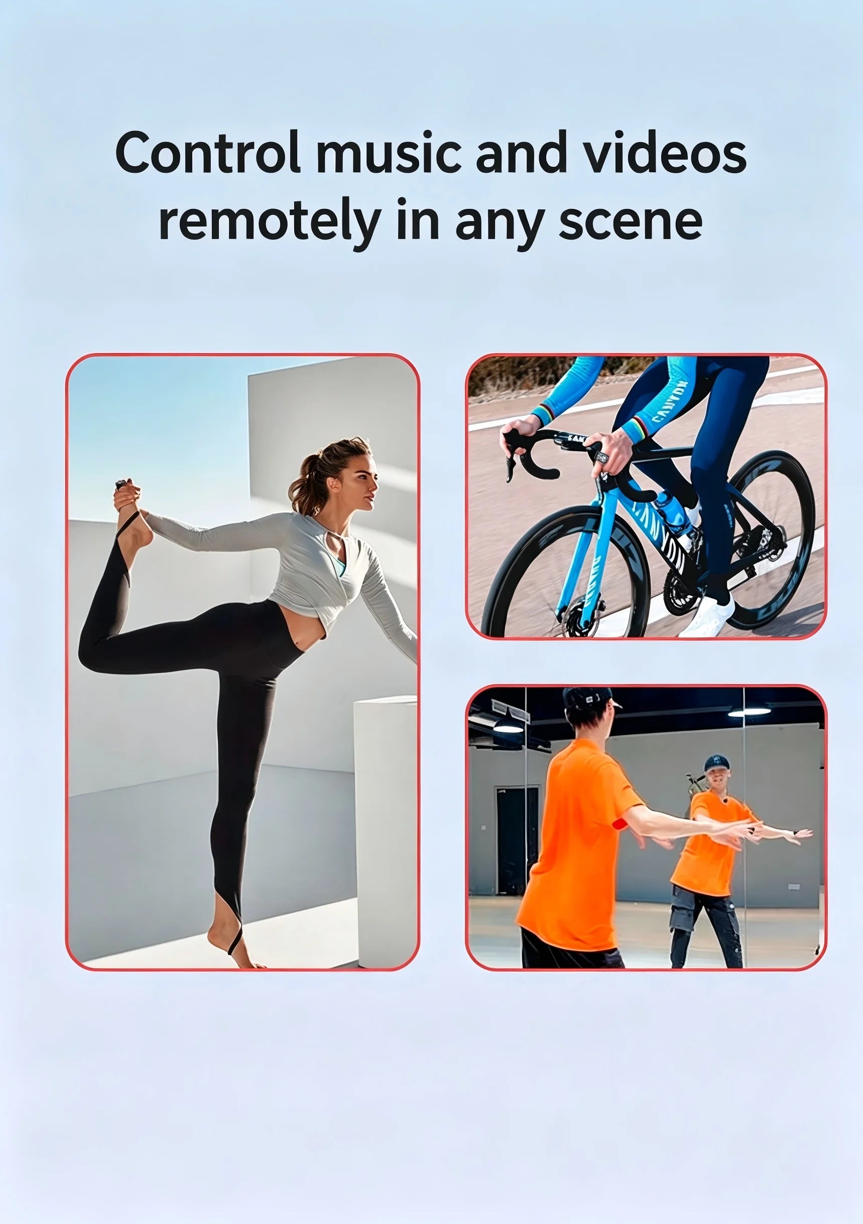 Anillo Control Remoto Bluetooth para Videos, Fotos y Scroll