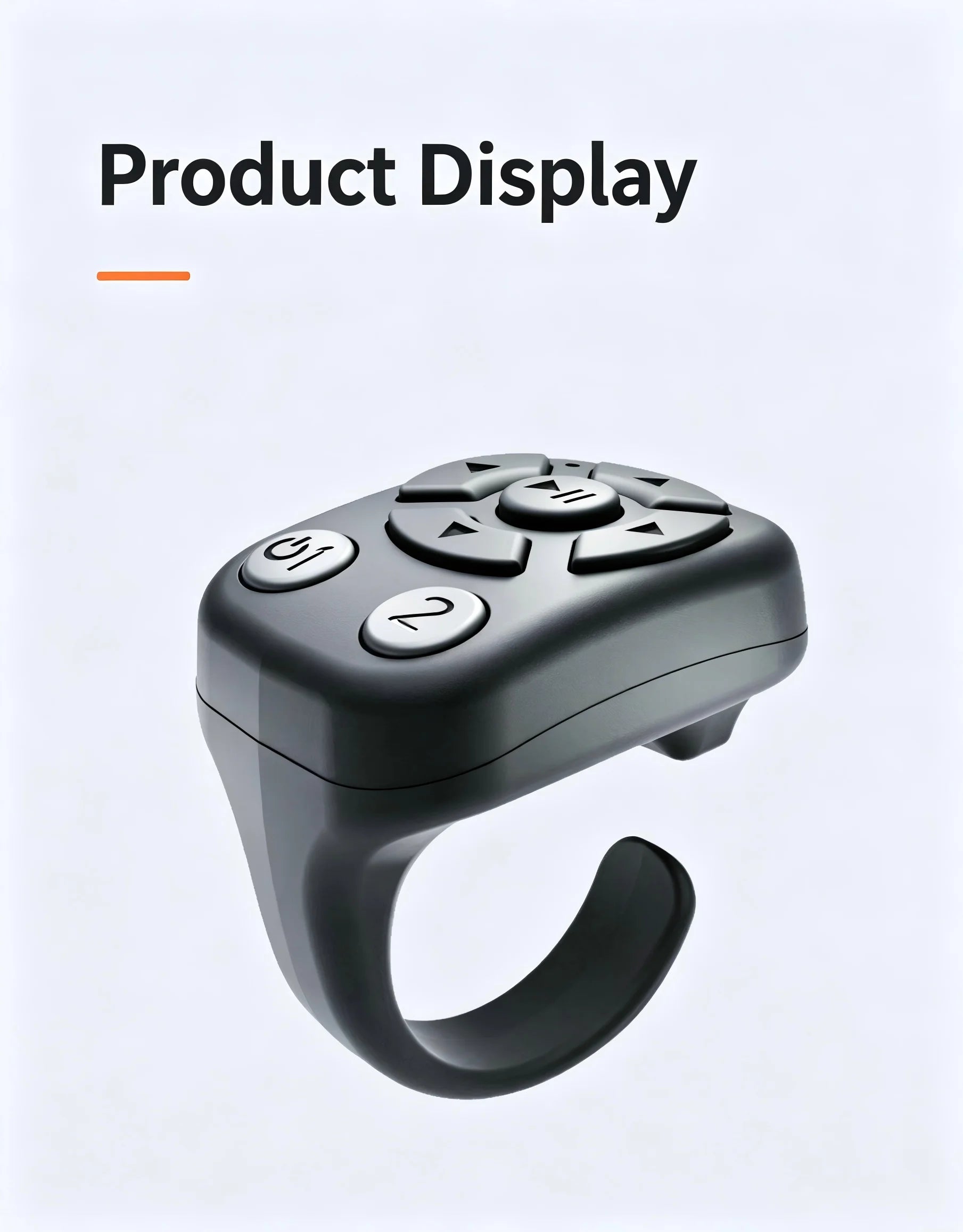 Anillo Control Remoto Bluetooth para Videos, Fotos y Scroll