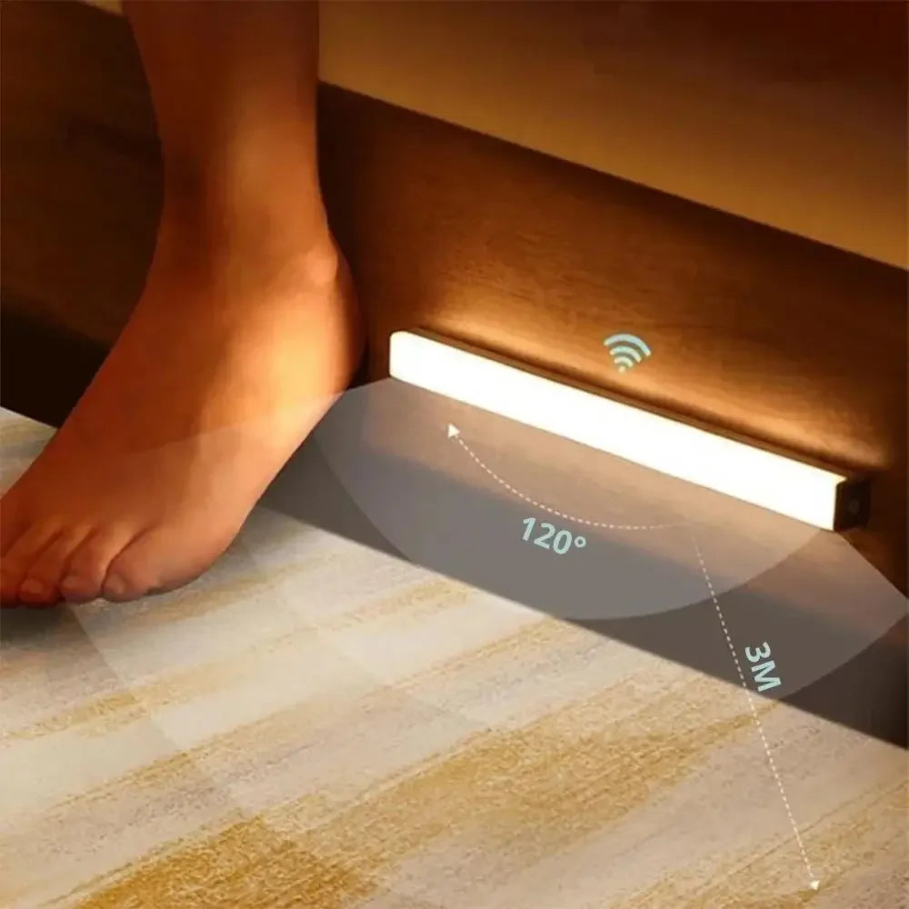 Luz LED Inteligente con Sensor de Movimiento – Recargable USB y Magnética